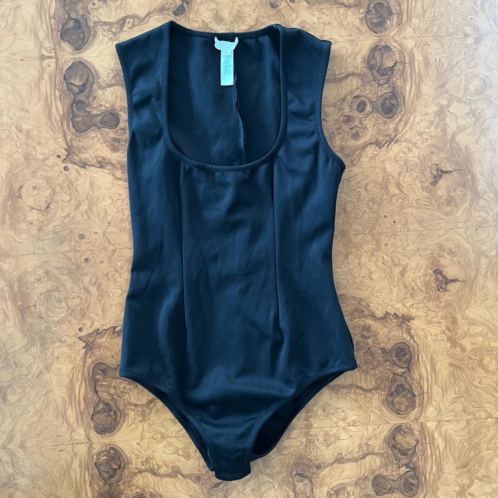 Fleur du Mal Black Bodysuit Size XS